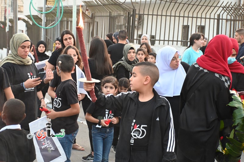 كفرقاسم- فيديو: مسيرة المشاعل السنوية - صمت اللسان فعزفت الاذن  فنطق القلب وذرفت العين - وعادل عامر  لهذه المسيرة قدسية خاصة ... وادعو الجميع للمشاركة غدا في احياء الذكرى ال65